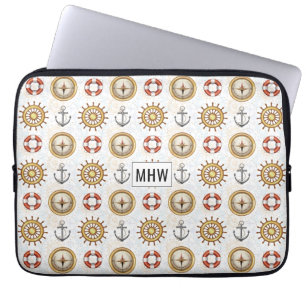 Aangepaste monogram laptophoezen met standaard pat laptop sleeve