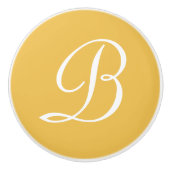 Aangepaste monogram Letter Uw Initiaal Ontwerper K Keramische Knop (Voorkant)