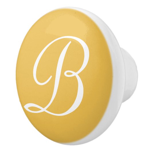 Aangepaste monogram Letter Uw Initiaal Ontwerper K Keramische Knop (Rechts)