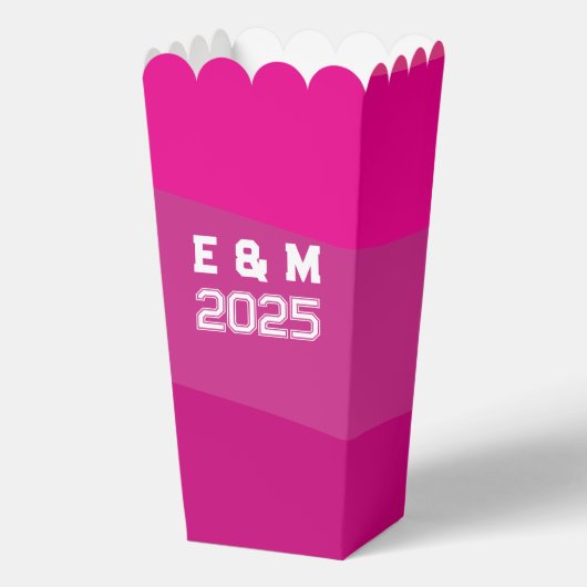 Aangepaste Monogram Liefde Bedankdoosjes (Achterkant)