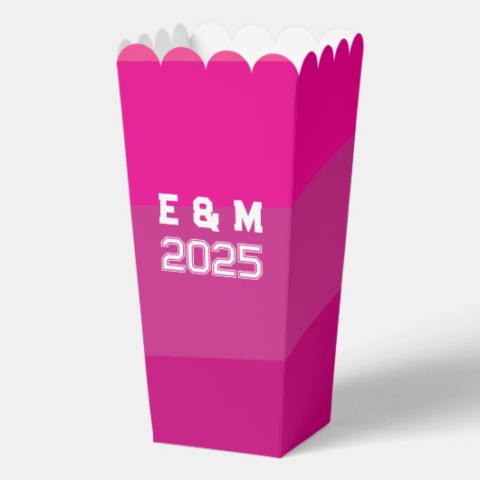 Aangepaste Monogram Liefde Bedankdoosjes (Voorkant)