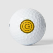 Aangepaste monogram logo emblem Golfballen (Voorkant)