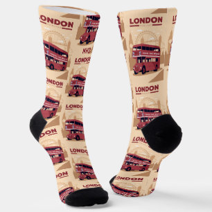 Aangepaste monogram LONDON Sokken