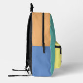 Aangepaste monogram magisch kasteel bedrukte rugzak (Links)