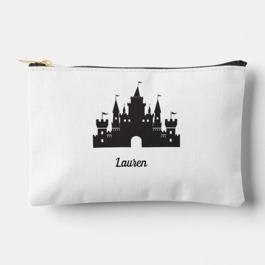 Aangepaste monogram magisch kasteel etui (Voorkant)