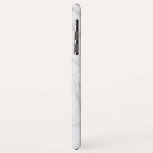 aangepaste monogram marmer chic trendy Case-Mate iPhone case (Achterkant/links)