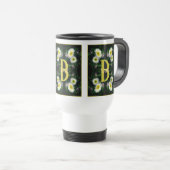 Aangepaste monogram met je eerste naam Madeliefje Reisbeker (Voorkant rechts)