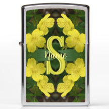Aangepaste monogram met uw eerste naam Geranium Ku