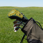 Aangepaste monogram met uw eerste sleutelbloem kun golfheadcover (Insitu)