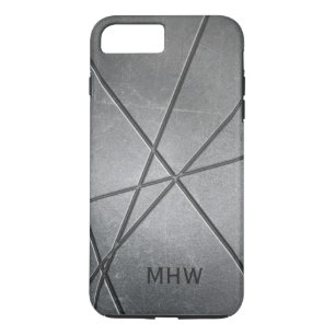 Aangepaste monogram metaal Patroon iPhone 8/7 Plus Hoesje