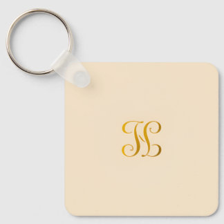 Aangepaste monogram minimalistische Sleutelhanger