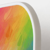 Aangepaste monogram Moderne Kleurrijke Sjabloon Pickleball Paddle (Links Detail)