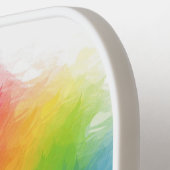 Aangepaste monogram Moderne kleurrijke Sjabloon Pickleball Paddle (Links Detail)