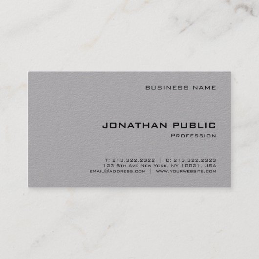 Aangepaste monogram Moderne professionele Sjabloon Visitekaartje (Achterkant)