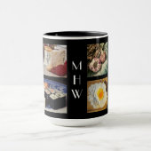 Aangepaste monogram mokken 2 (Midden)