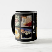 Aangepaste monogram mokken 2 (Voorkant links)