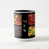 Aangepaste monogram mokken 3 (Midden)