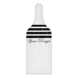 Aangepaste monogram monochrome glazen kaas snijplank