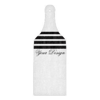 Aangepaste monogram monochrome glazen kaas snijplank