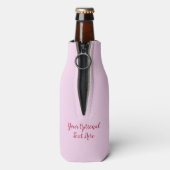 Aangepaste monogram monogram fles koeler Ukulele (Fles Achterkant)