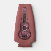 Aangepaste monogram monogram fles koeler Ukulele (Voorkant)