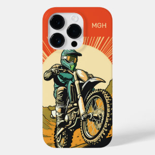 Aangepaste Monogram Motorcross Case-Mate iPhone 14 Pro Hoesje