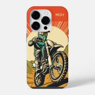 Aangepaste Monogram Motorcross iPhone 14 Plus Hoesje