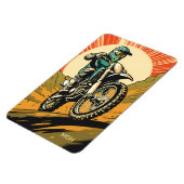 Aangepaste Monogram Motorcross Magneet (Linkerzijde)