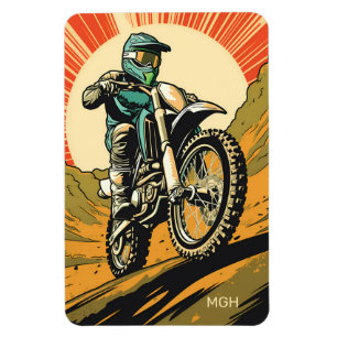 Aangepaste Monogram Motorcross Magneet