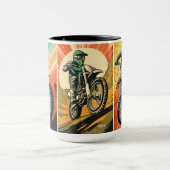 Aangepaste Monogram Motorcross Mok (Midden)