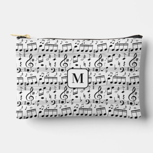 Aangepaste monogram muziek illustratie etui (Voorkant)
