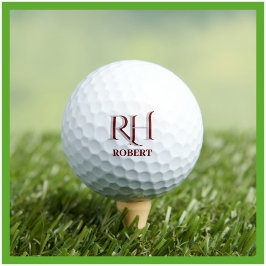 Aangepaste monogram naam bal
