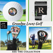 Aangepaste monogram naam Beste grootvader door Par Golfheadcover