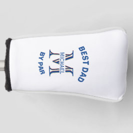 Aangepaste monogram naam Beste vader door Par Putt Golfheadcover