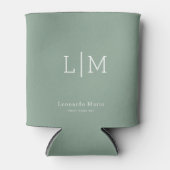 Aangepaste Monogram Naam Blikjeskoeler (Voorkant)