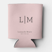 Aangepaste Monogram Naam Blikjeskoeler (Voorkant)