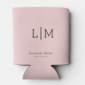 Aangepaste Monogram Naam Blikjeskoeler (Achterkant)