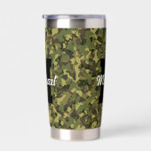 Aangepaste Monogram Naam Cool Sports Mannen Geïsoleerde Drinkbeker (Rechts)