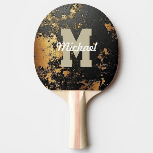 Aangepaste Monogram Naam Cool Sports Mannen Tafeltennisbatje