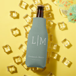 Aangepaste Monogram Naam Flesjeskoeler
