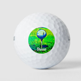 Aangepaste Monogram Naam Golf Ball Golfballen