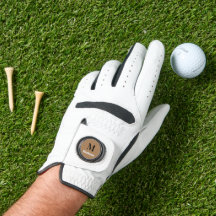 Aangepaste Monogram + Naam Golf Ball