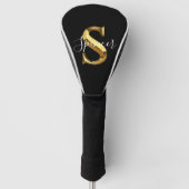 Aangepaste Monogram Naam Golf Head Cover (Voorkant)