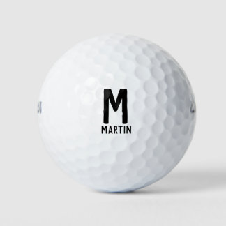 AANGEPASTE MONOGRAM NAAM GOLFBAL VOOR PAPA GOLFBALLEN