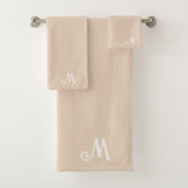 Aangepaste monogram Naam Initiaal Handdoek (Insitu)