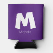 Aangepaste monogram naam initiaal koelboxxen | PAA Blikjeskoeler (Voorkant)