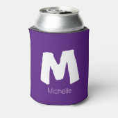 Aangepaste monogram naam initiaal koelboxxen | PAA Blikjeskoeler (Blikje Achterkant)