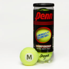 Aangepaste Monogram Naam Letter Tennis Ball Sports Tennisballen