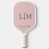 Aangepaste Monogram Naam Pickleball Paddle (Achterkant)