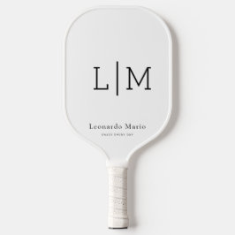Aangepaste Monogram Naam Pickleball Paddle